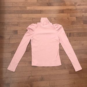 Turtle neck pink cotton shirt , never worn